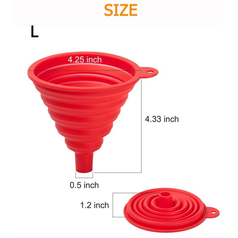 Silicone Collapsible Funnel - Image 2