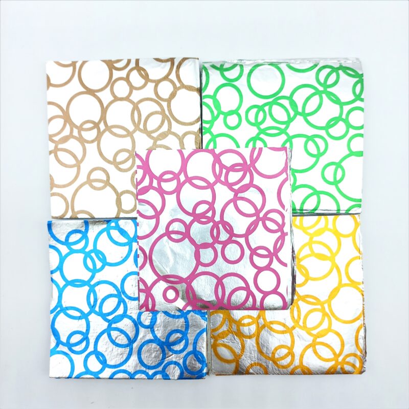 Chocolate Foil Design Big Circle #CF-02