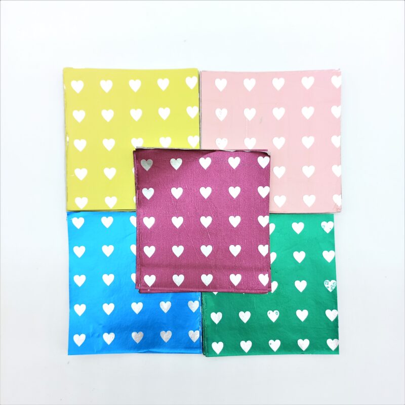 Chocolate Foil Design Big Heart #CF-04