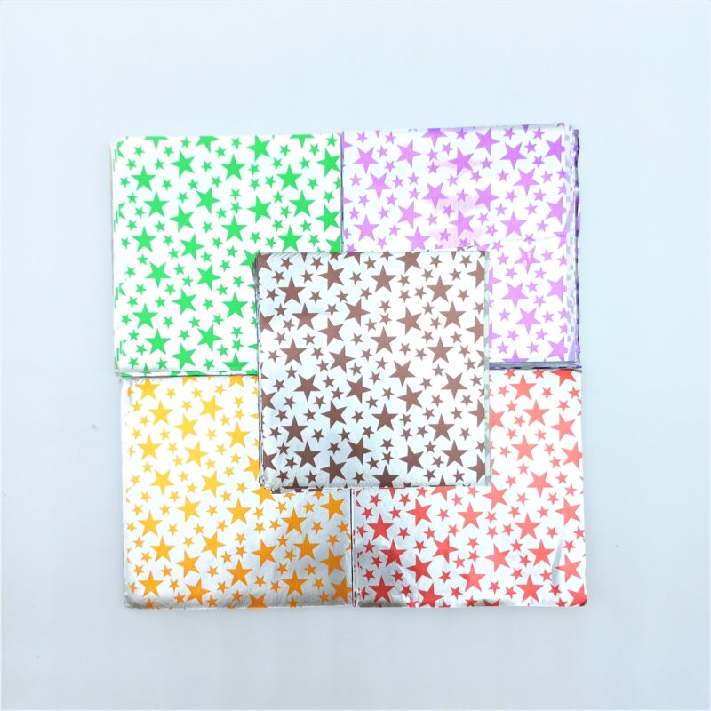 Chocolate Foil Design Star #CF-10