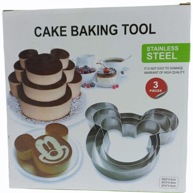 3pcs Cake Ring Mickey (TM-21)