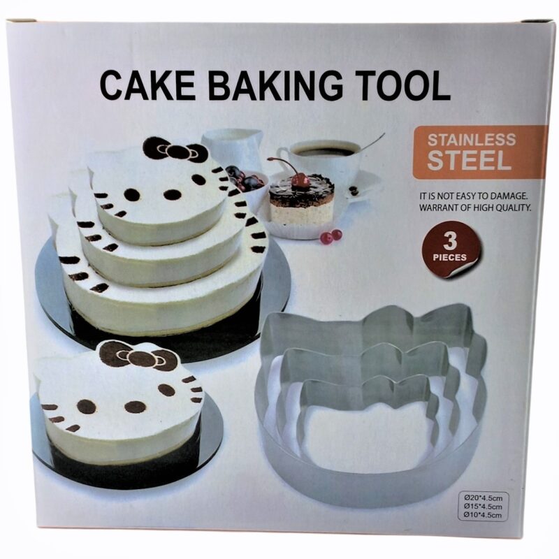3pcs Cake Ring Kitty (TM-24)