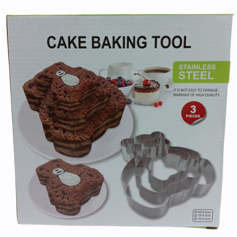 3pcs Cake Ring Teddy (TM-26)