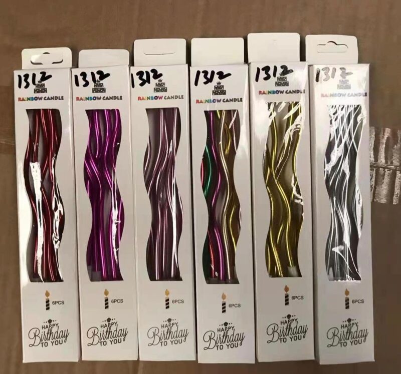 Candle Spiral 6pc Box (CD-03)