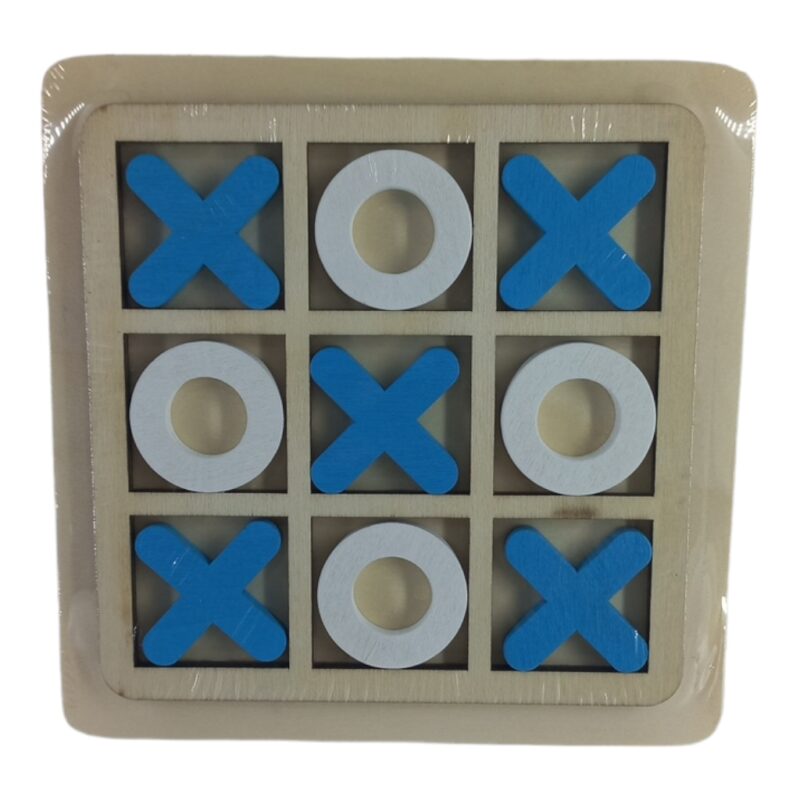 Wooden Tic Tac Toe Small 14cm * 14cm (T-98)